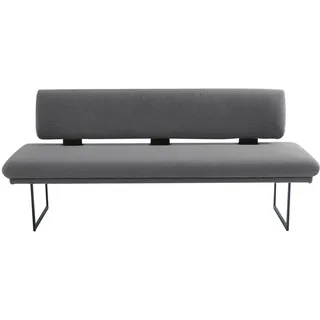 K+W Komfort & Wohnen Polsterbank »Longbeach« 204x89x71 cm Flachgewebe Q2 2250 grau