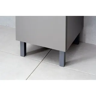 Pelipal Fuß-Set eckig Quarzgrau Quickset 357