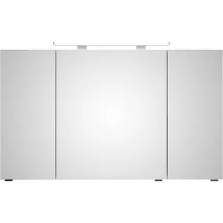 Saphir »Serie 4010 Badezimmer-Spiegelschrank inkl. LED-Aufsatzleuchte«, Badschrank 120 cm breit, 3 Türen, 6 Glas-Einlegeböden, inkl Türdämpfer