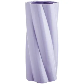 Butlers Vase Twist , Flieder , Keramik , 30 cm , Dekoration, Vasen, Keramikvasen