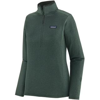 PATAGONIA 40505-NGRX W's R1 Daily Zip Neck Sweatshirt Damen Nouveau Green - Northern Green X-Dye Größe S