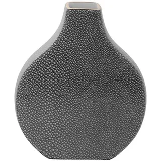 Fink "MINTA, Höhe ca. 23 cm, Dekovase aus Porzellan, mit goldfarbenem Rand", eckige schmale Öffnung, für einzelne Blumenstiele,