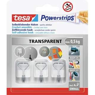 Tesa 58620-00003-00 Wandhalterung Drinnen Hilfshaken Transparent 3 Stück(e)