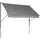 Klemmmarkise Style 150 cm grau