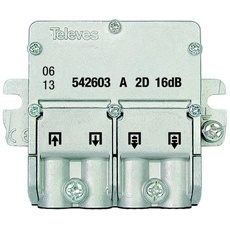 Televes Easy-F Abzweiger 2f. 5-2400 MHz AD 16 dB EFA216N (Verteiler und Abzweiger), Antennenkabel