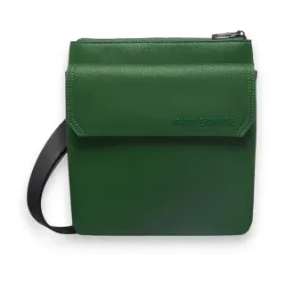 A|X Armani Exchange für Herren. XM001598AF17090U7351 Umhängetasche mit grünem Überschlag (OSFA), Lässig, Polyester