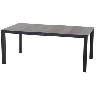 Siena Garden Silva Gartentisch 182 x 100 x 74 cm matt anthrazit