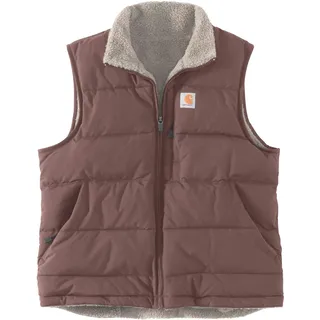 Carhartt Montana Reversible, Steppweste Damen - Dunkelbraun (B25) - XL