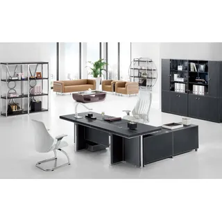 Wandregal links MDF PVC Edelstahl in modernem Design