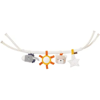 Fehn 052329 Kinderwagenkette fehnNATUR – Mobile-Kette mit Anhänger-Figuren zum flexiblen Aufhängen – aus zertifizierter Bio-Baumwolle (KBA) – für Babys und Kleinkinder ab Geburt, Mehrfarbig