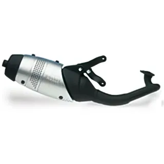 LeoVince Touring Gilera Runner 50/piaggio Zip Fast Rider Ref:5562 Homologiertes Vollliniensystem - Silver - One Size