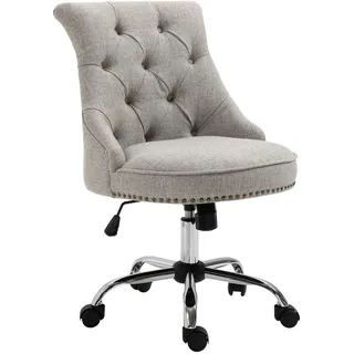 Homcom Drehstuhl Textil Grau