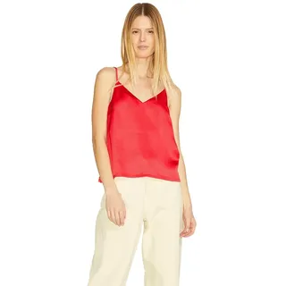 Jack & Jones Malia Satin Jjxx ärmellose Bluse - Bright Rose / Aop - XS