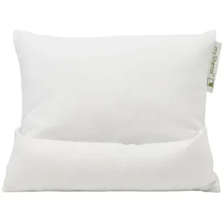 MySheepi Travel Orthopädisches Nackenstützkissen 1 St weiss