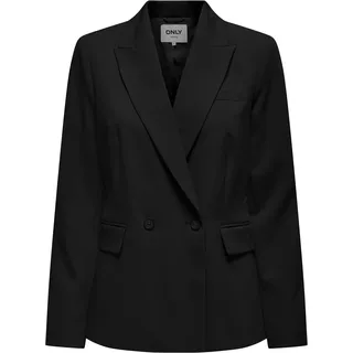 ONLY Kurzblazer »ONLMALIKA L/S FITTED BLAZER TLR CC«, schwarz