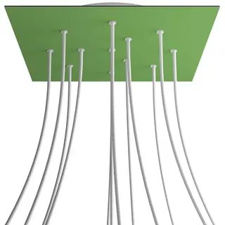 Creative Cables Kroq4012f116 Xxl Rose-one Square Grüne Wiese Rosen-set - Multicolor - 400 mm