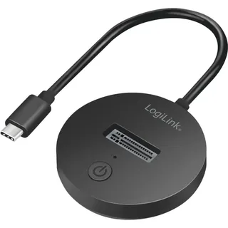 Logilink USB 3.2 Gen 2) Quickport für M.2 NVMe (PCIe) oder SATA (NGFF) SSDs