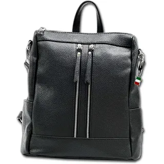 Drachenleder Florence Rucksack Schwarz