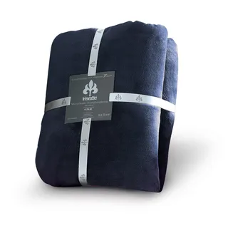 IRISETTE Relax 8900 Kuscheldecke 150 x 200 cm Dunkelblau