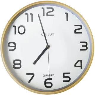 Unilux Wanduhr 30,5 cm 30,5 silbergrau