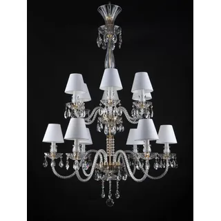 Deckenlampe Kristall Kronleuchter Deckenleuchte Lüster Beleuchtung Elite Bohemia