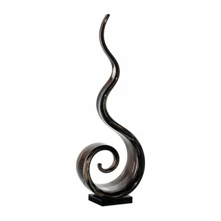 LEONARDO Deko-Objekt Casolare 40 cm Glas Schwarz