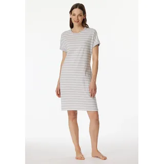 SCHIESSER Damen Kurzarm Baumwolle Modal Sleepshirt Bigshirt-Nightwear Nachthemd