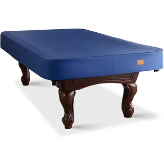 BEARCOVER Robuste Abdeckung für Billardtisch, Kunstleder, wasserdicht und reißfest, für Billardtisch, 2,2 m, 10 Farben erhältlich, 1,8 m, Blau