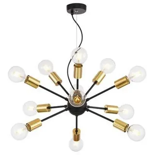 Maytoni Jackson 1-flg. 55,7 cm rund schwarz Metall