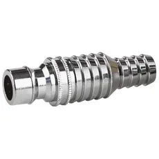 Nito 1/2" stainless steel nipple with 1/2" and 3/4" hose tail