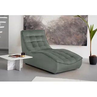 CALIA ITALIA Chaiselongue »Banjo, Designsofa, erstklassiger Sitzkomfort, als Einzelelement« oder als Modulsofa mit den passenden Erweiterungselementen stellbar, grau