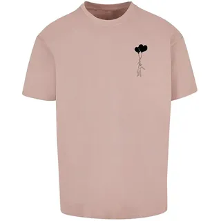Mc Clothes Love In The Air Heavy Oversized Kurzarm-t-shirt - Dusk Rose - M