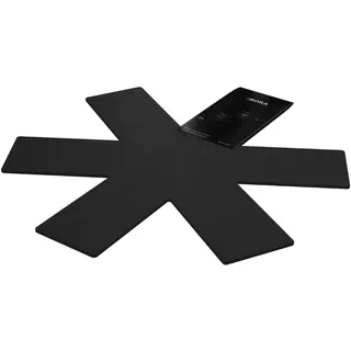 BORA Pfannenschutz, 2er Set, Topfuntersetzer aus Filz, Pfannenschoner, 38 cm Durchmesser, für alle Topf- und Pfannengrößen, Schwarz