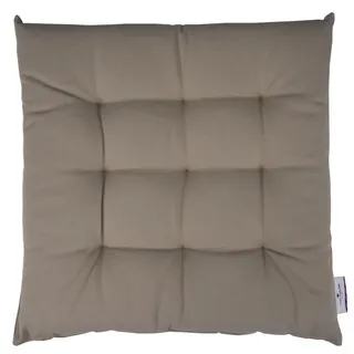 Tom Tailor Sitzkissen MIT 9 Punkt-Steppung Dove , Ecru , Textil , 40x5x40 cm , Oeko-Tex® Standard 100 , Heimtextilien, Wohntextilien, Sitzkissen