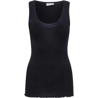 Saint Tropez Tanktop »SZ-MAYA TANK TOP«, mit Seidenanteil, blau