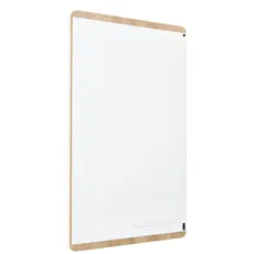 Bild Natural Whiteboard mit Holzrahmen 115 cm, lackiert, rahmenlos