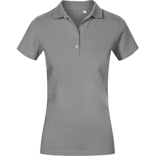 EXCD Poloshirt Damen, Stahlgrau, L - Grau