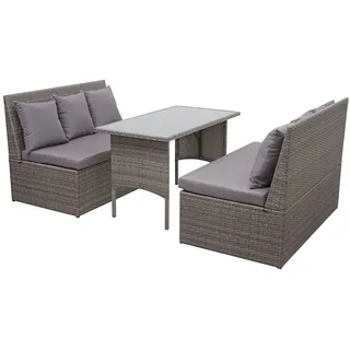 Mendler HWC-G16 Loungeset grau