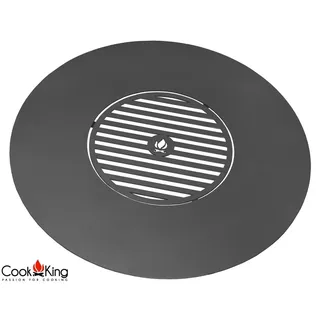 Grillplatte für Feuerschalen Ø 102 cm mit Rost 50 cm platte zum Grillen Stahl