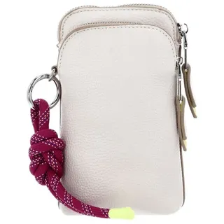 Esprit Rhea Mini Zip Geldbörse Damen beige, weiß