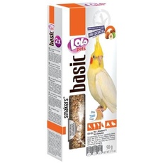 Lolo Pets 2x seed sticks parakeet with nut
