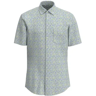 Businesshemd SEIDENSTICKER "Regular", Herren, Gr. L (41), normale Ärmellängen, gelb, 100% Baumwolle, bedruckt, regular fit, gerader Abschluss, Hemden Businesshemd, Regular 1/2 Button-Down-Kragen Druck