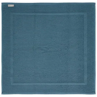 Bio:Vio Badematte , Petrol , Textil , Struktur , rechteckig , 50x60 cm , ISO 9001, Textiles Vertrauen - Oeko-Tex®, Gots, Bsci, Oeko-Tex® Standard 100 , schadstoffgeprüft , Heimtextilien, Badtextilien, Badematten