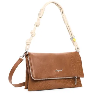 DESIGUAL Sierra Murano Schultertasche Polyurethan Brown