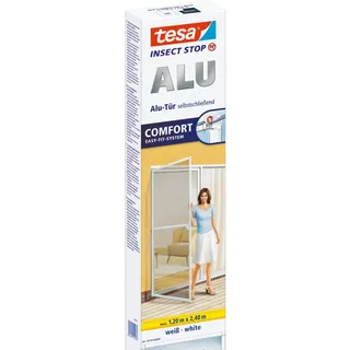 Tesa Insektenschutz-Tür Insect Stop ALU Comfort 120 x 240 cm Weiß