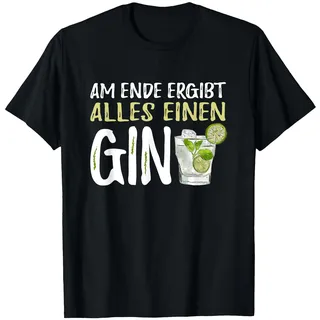 T-Shirt Gin - GinTonic Alkohol Tonic Spruch T-Shirt