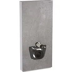 Bild Monolith PLUS Sanitärmodul für Wand-WC, 101cm, Front betonoptik, Seite aluminium