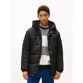 Tommy Hilfiger FABRIC MIXED PARKA schwarz L