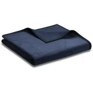 Biederlack Unicolour Kuscheldecke 100 x 150 cm Blau
