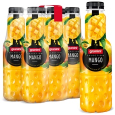 granini Selection Mango (6 x 0,75l), 24% Frucht, Mango Fruchtsaftgetränk, exotischer Fruchtgenuss, vegan, laktosefrei, ideal zum Mixen, mit Pfand